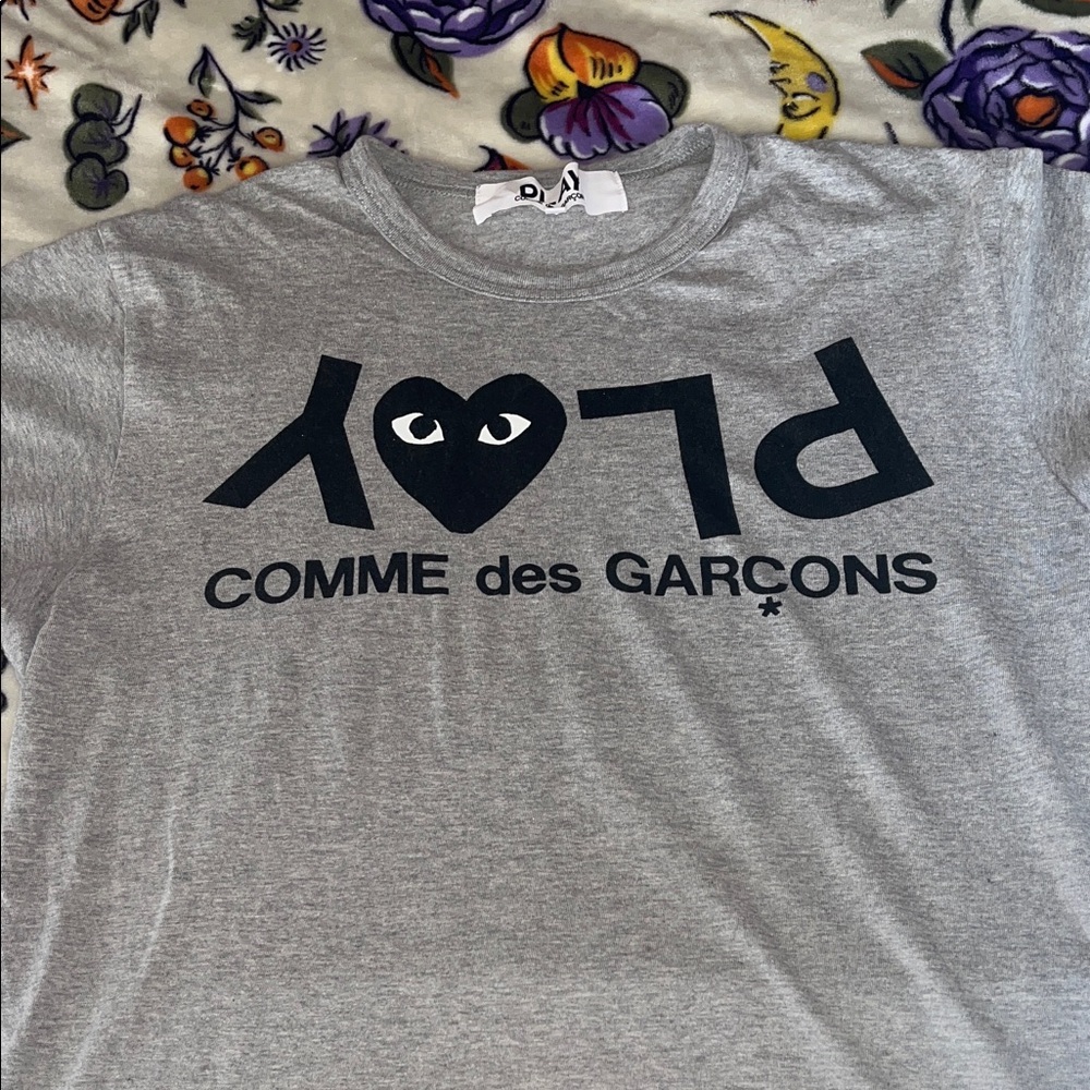 Comme des Garçons Play Heather Gray Tee